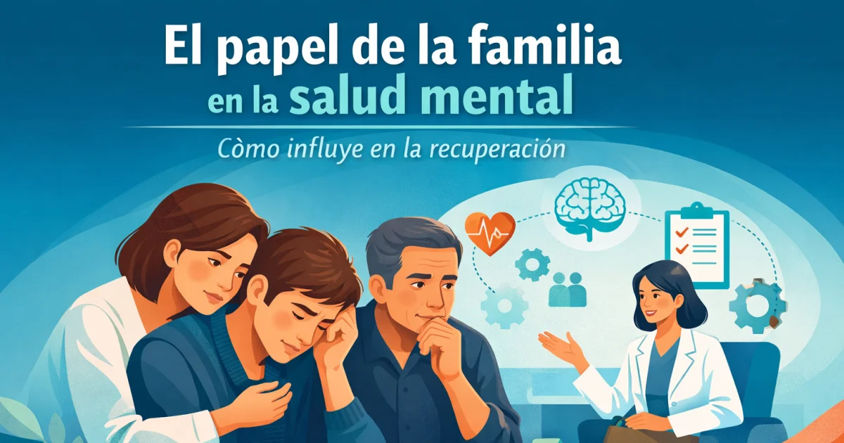 Familia terapia psicologica abordando un problema de salud mental con apoyo profesional